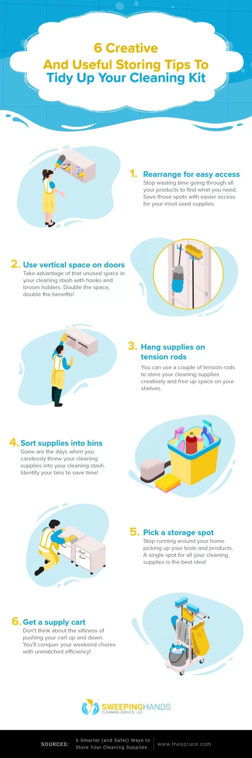 Tips for Storing Cleaning Supplies